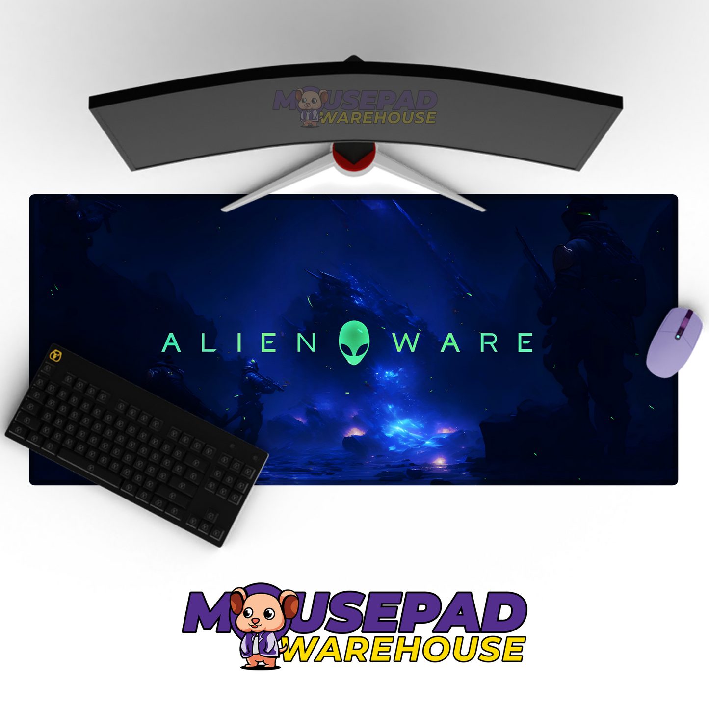 Alienware Brand Imagery Mousepad 1337432 MousepadWarehouse.com