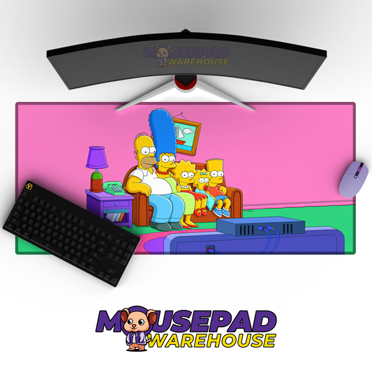 The Simpsons TV Show Mousepad 1342575 MousepadWarehouse.com