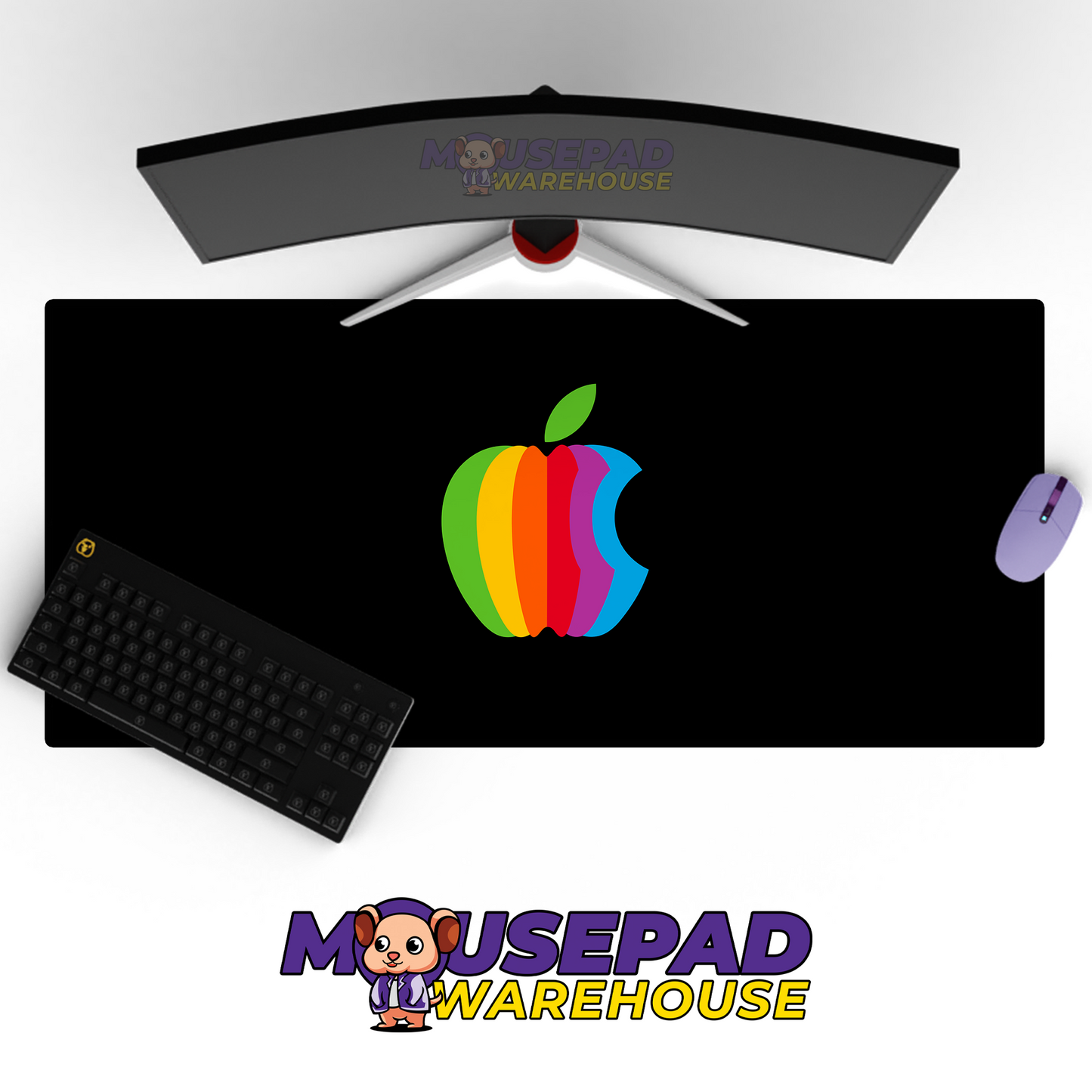 Apple Brand Imagery Mousepad 1343903 MousepadWarehouse.com