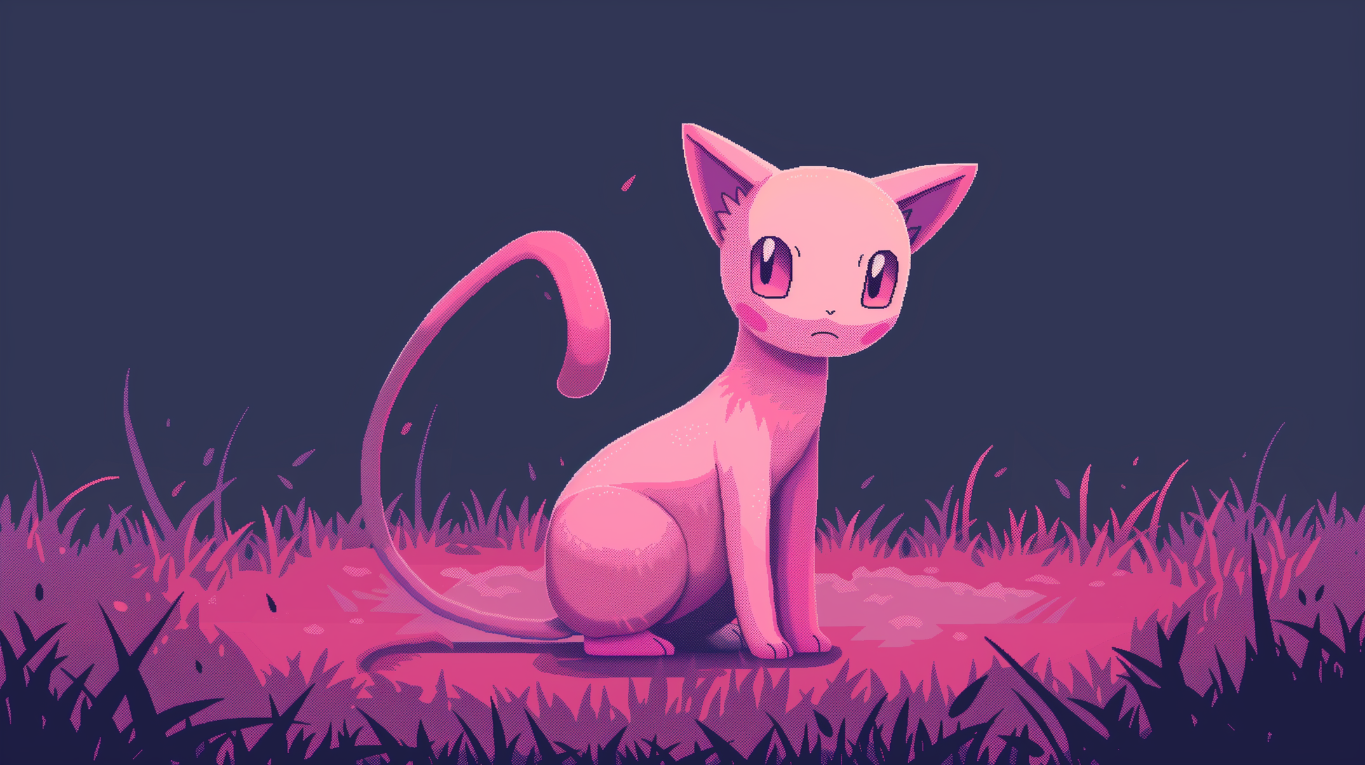 Mew Pokemon TV Show Mousepad 1351040 MousepadWarehouse.com