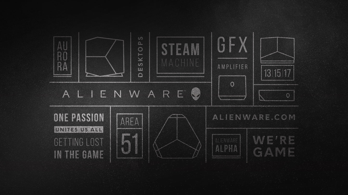 Alienware Brand Imagery Mousepad 1356475 MousepadWarehouse.com