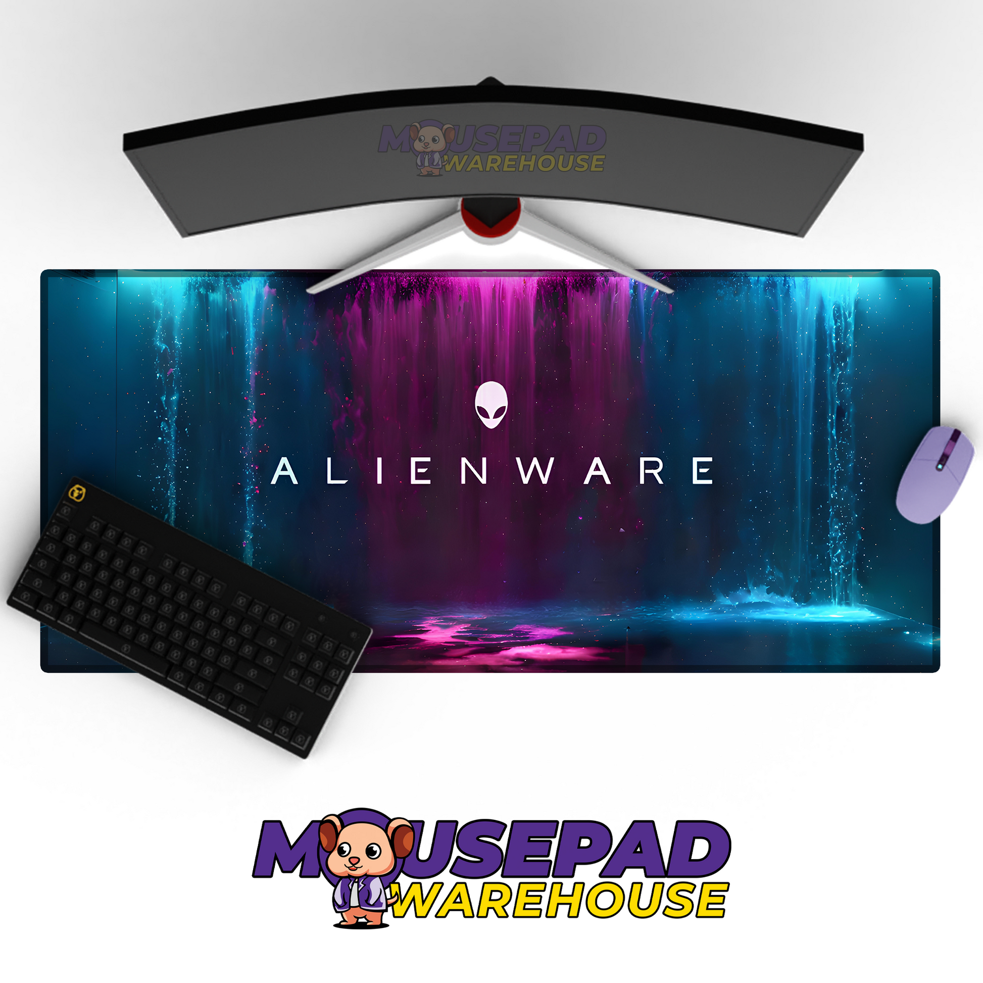 Alienware Brand Imagery Mousepad 1365609 MousepadWarehouse.com