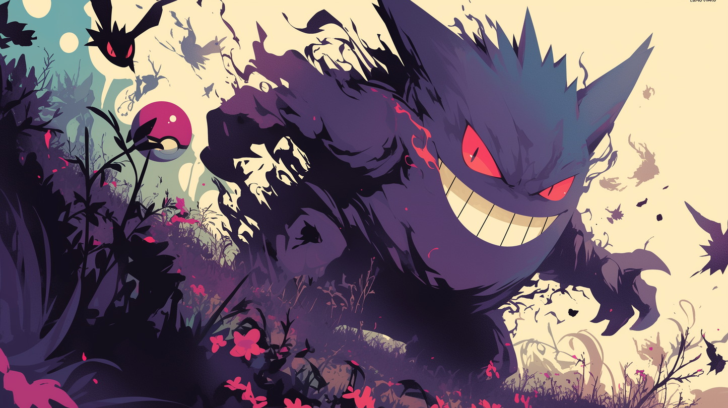 Gengar Pokemon TV Show Mousepad 1371014 MousepadWarehouse.com