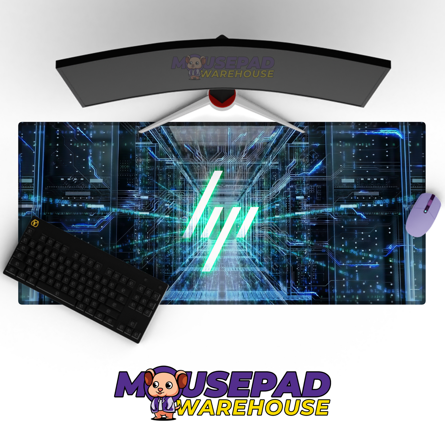 HP (Hewlett-Packard) Brand Imagery Mousepad 1376417 MousepadWarehouse.com