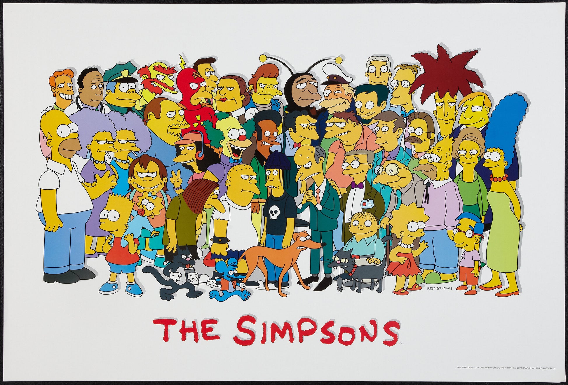 The Simpsons TV Show Mousepad 1383042 MousepadWarehouse.com