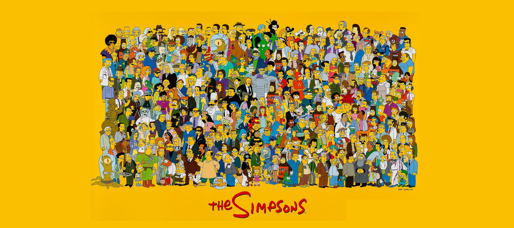 The Simpsons TV Show Mousepad 1383043 MousepadWarehouse.com