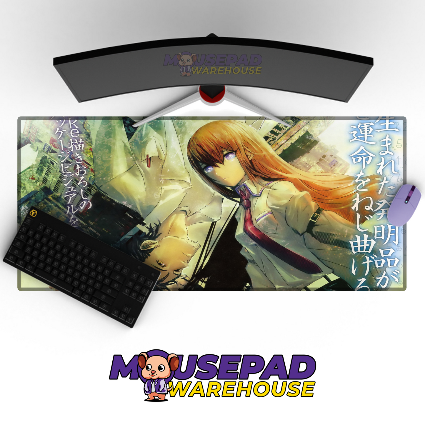 Steins Gate Anime Mousepad 165138 MousepadWarehouse.com