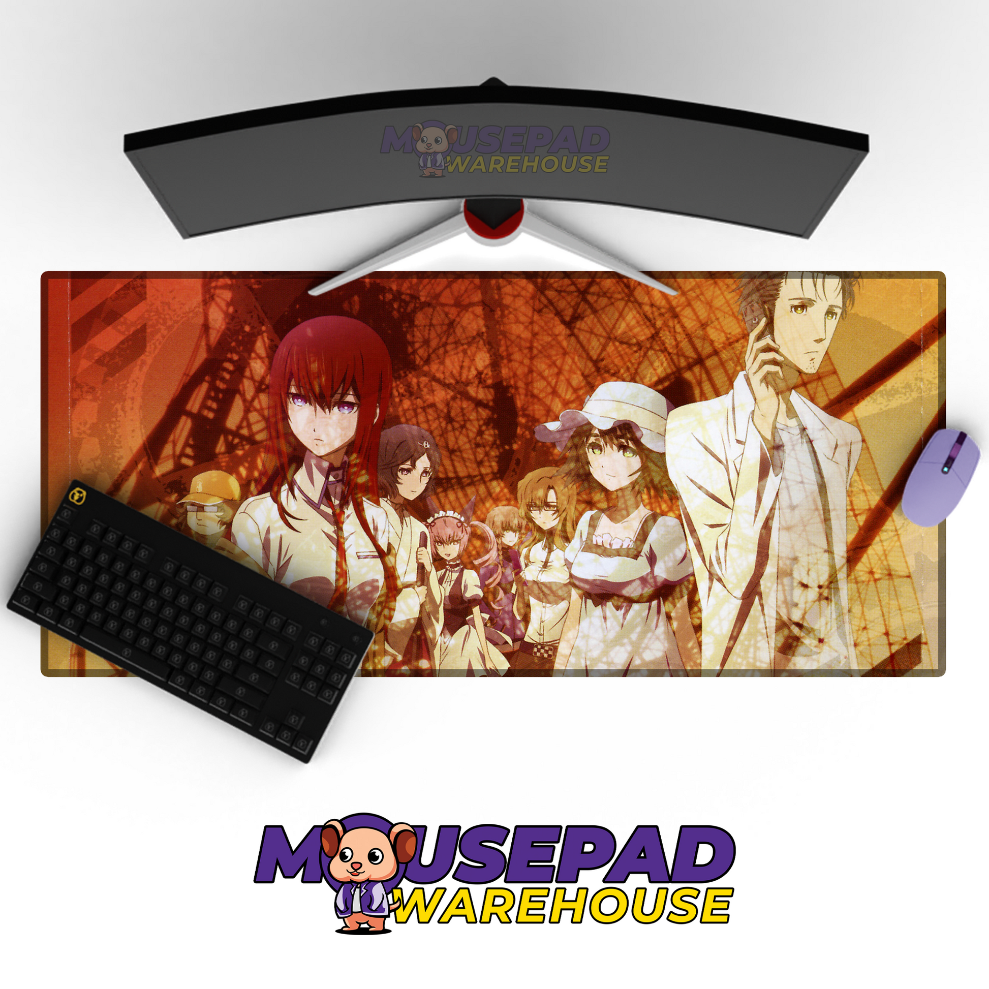 Steins Gate Anime Mousepad 165150 MousepadWarehouse.com