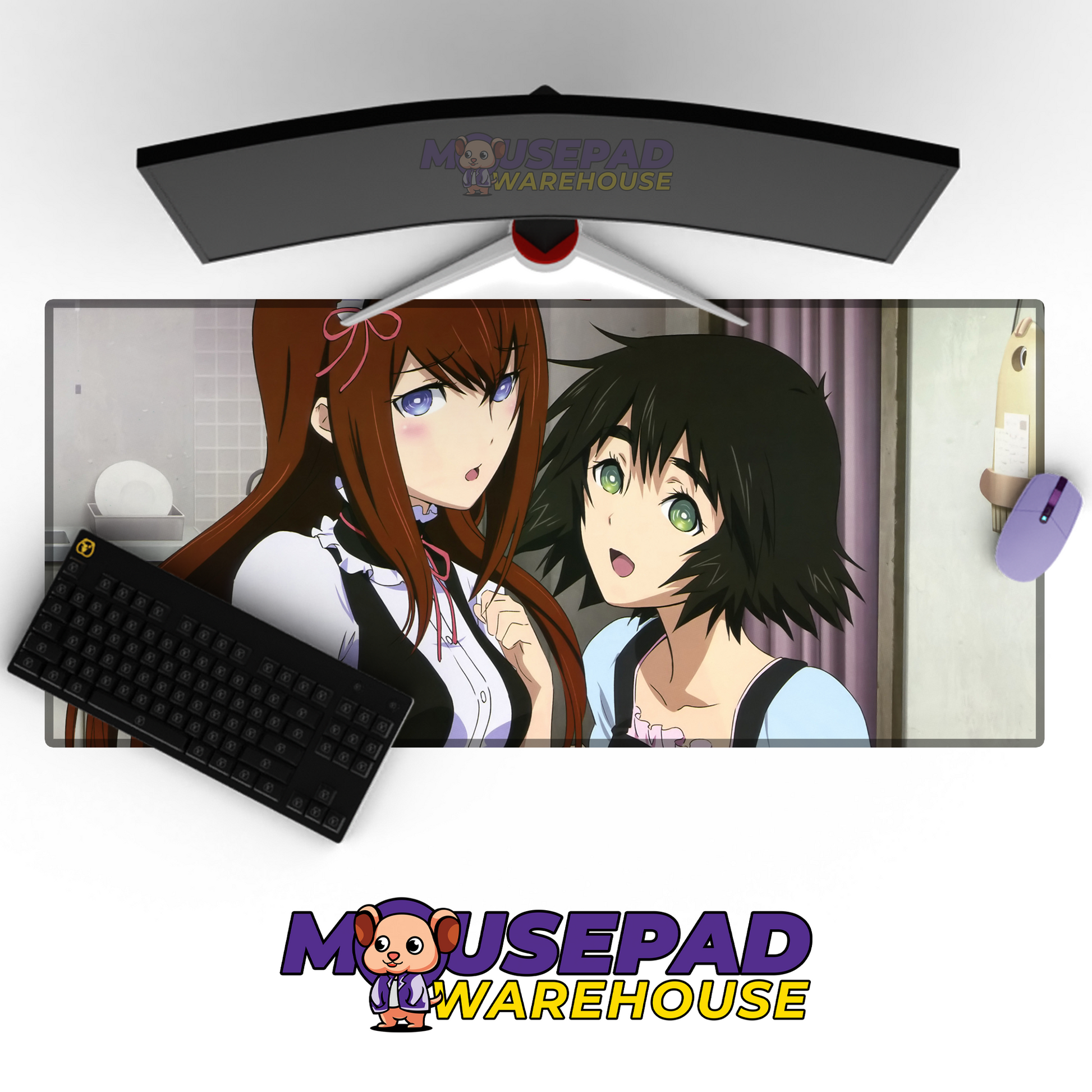 Steins Gate Anime Mousepad 165154 MousepadWarehouse.com