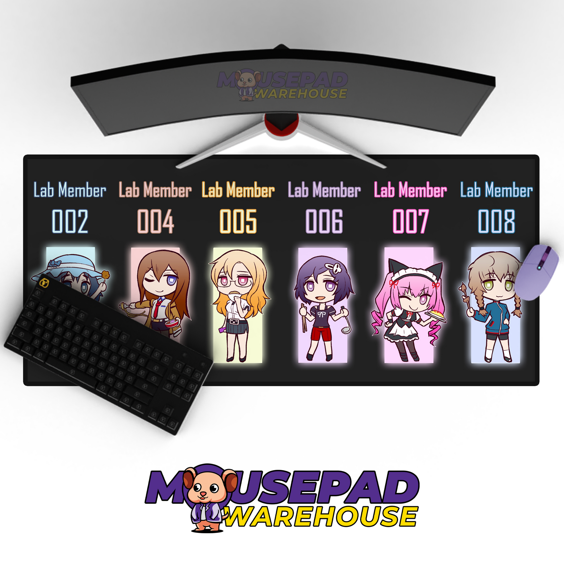 Steins Gate Anime Mousepad 165162 MousepadWarehouse.com