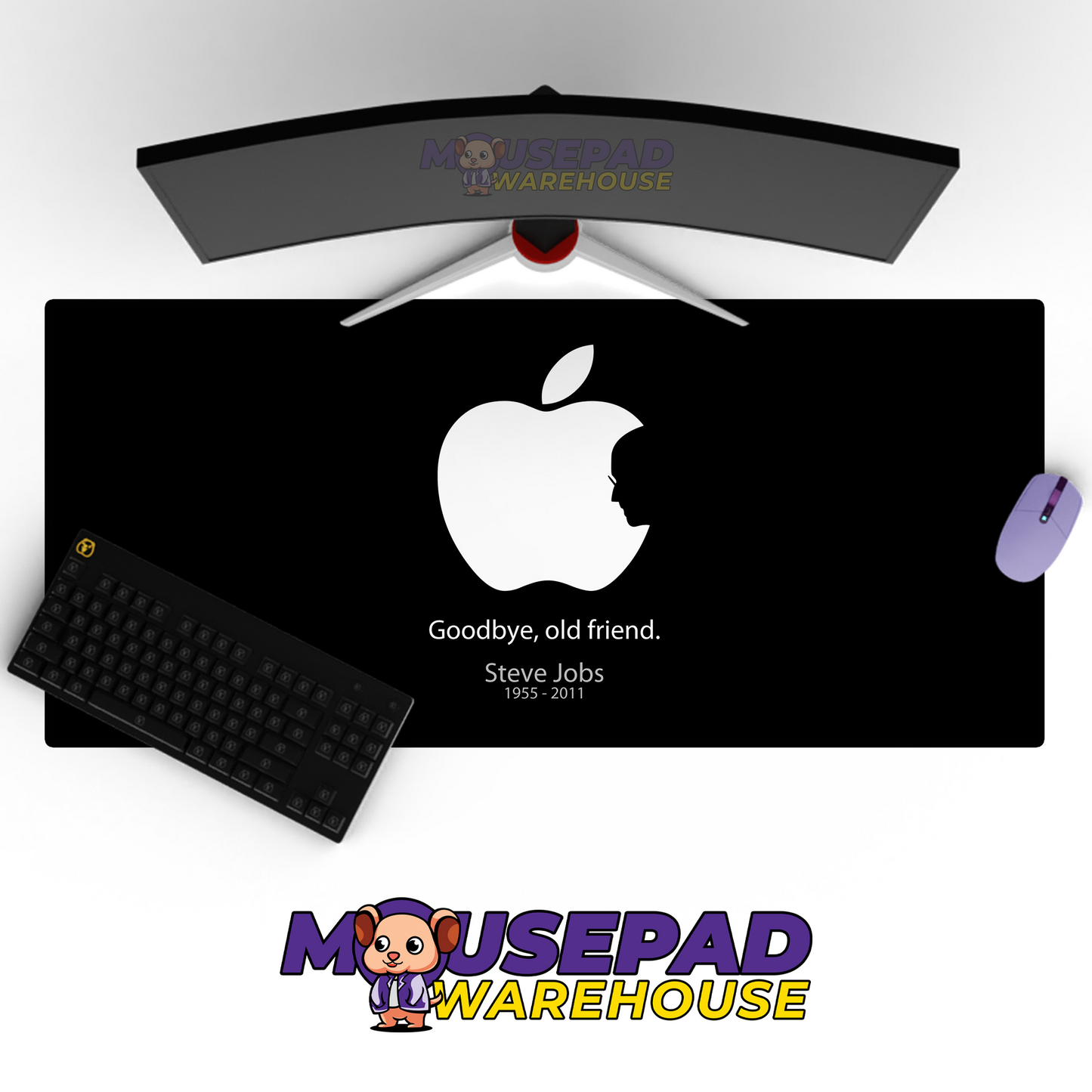 Apple Brand Imagery Mousepad 168588 MousepadWarehouse.com