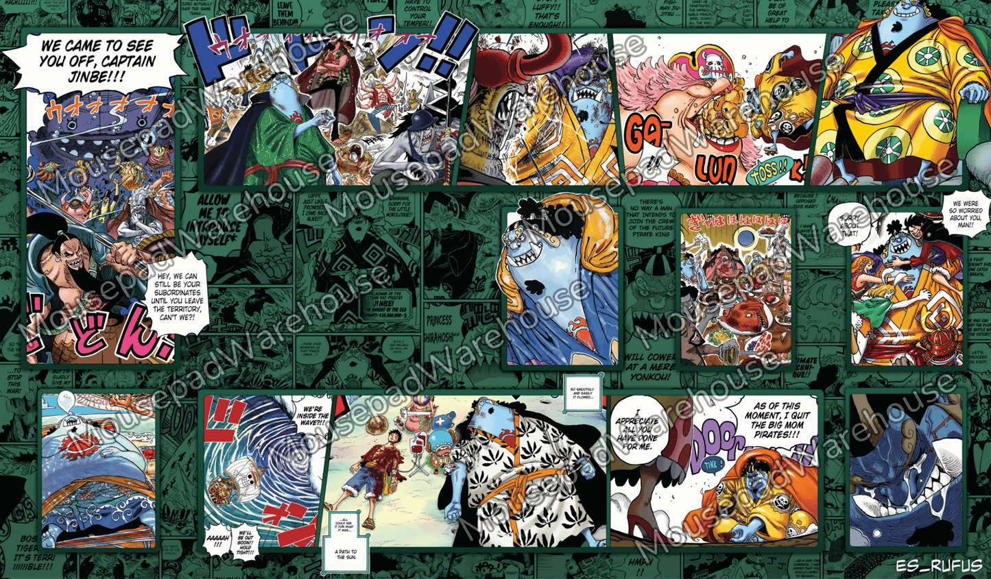 Collage of various comic book panels featuring different characters and scenes.