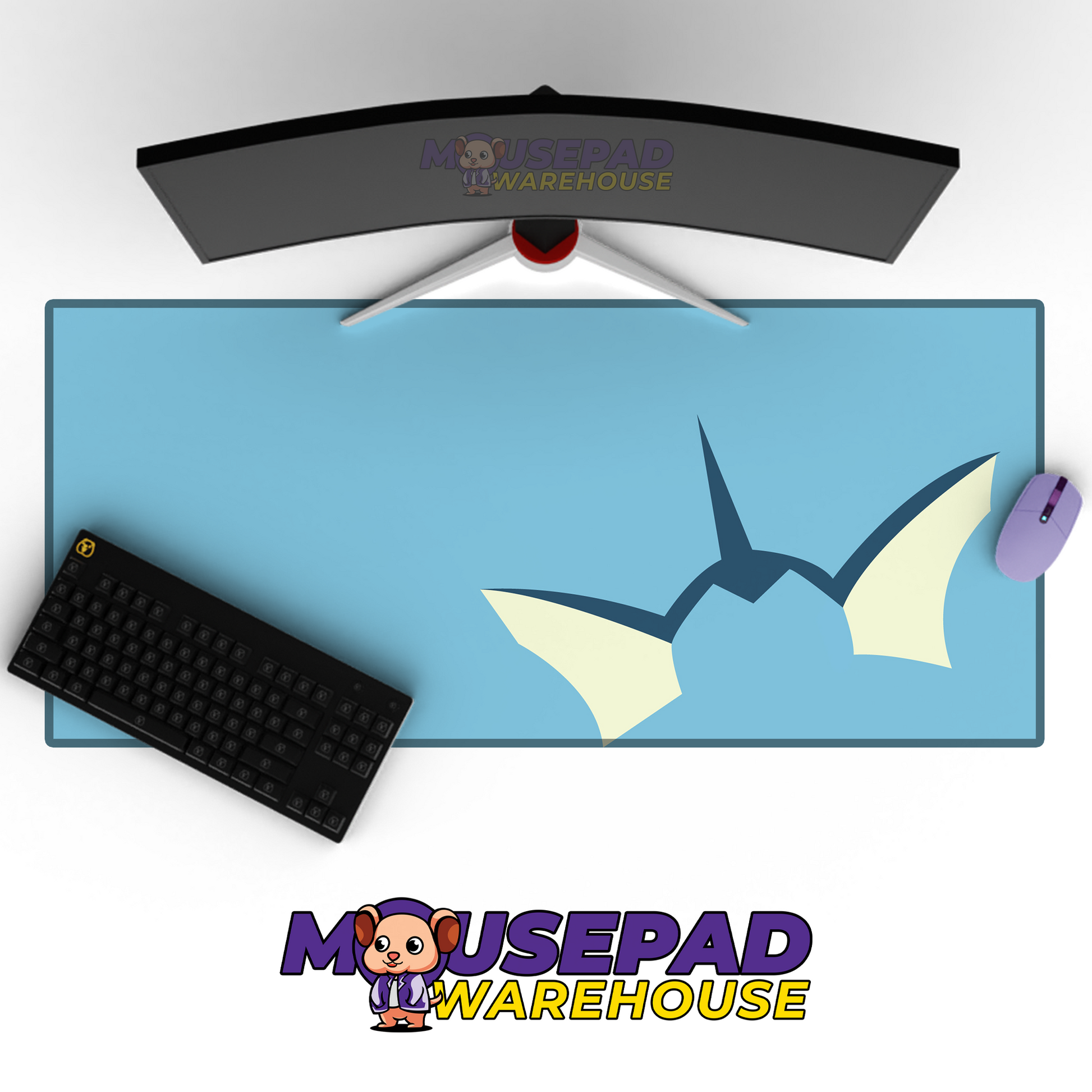 Vaporeon Pokemon TV Show Mousepad 206257 MousepadWarehouse.com