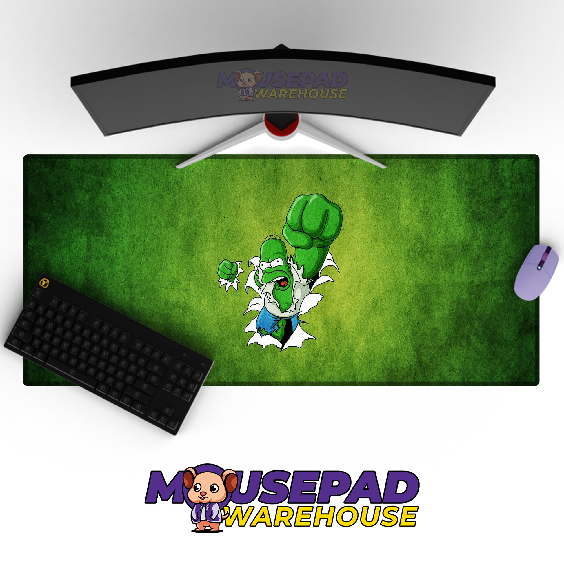 The Simpsons TV Show Mousepad 208353 MousepadWarehouse.com