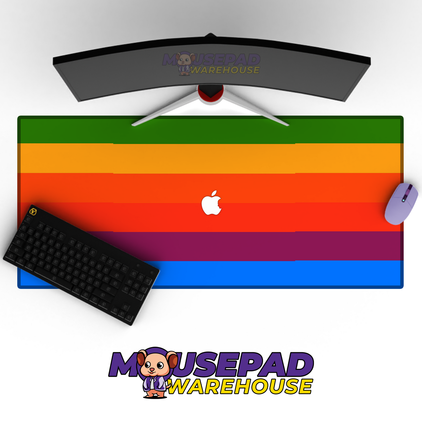 Apple Brand Imagery Mousepad 219846 MousepadWarehouse.com