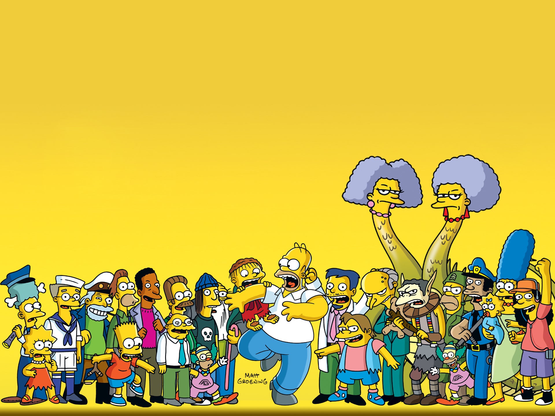 The Simpsons TV Show Mousepad 220403 MousepadWarehouse.com