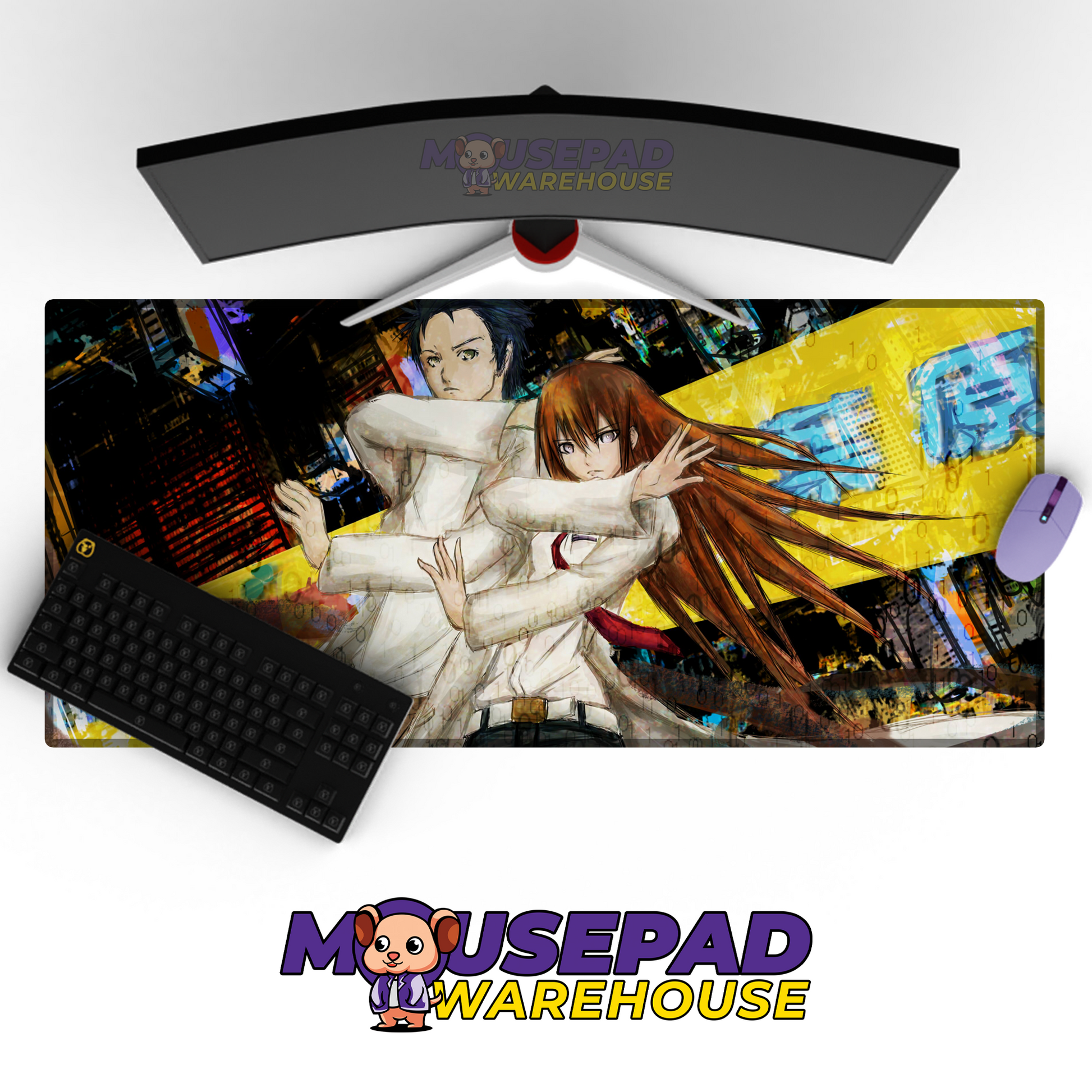 Steins Gate Anime Mousepad 224765 MousepadWarehouse.com