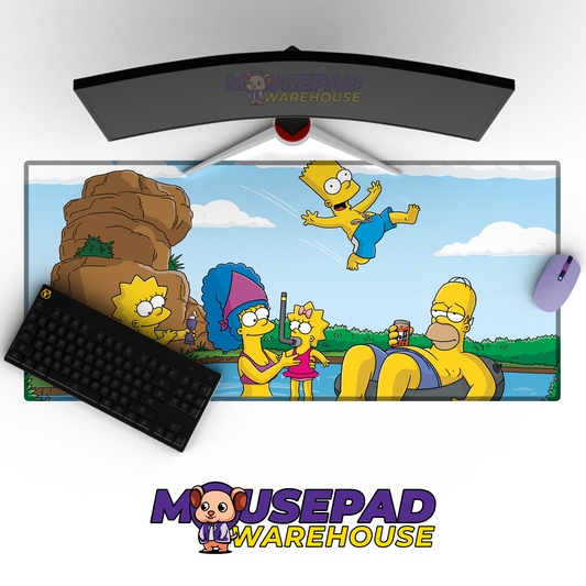 The Simpsons TV Show Mousepad 233577 MousepadWarehouse.com