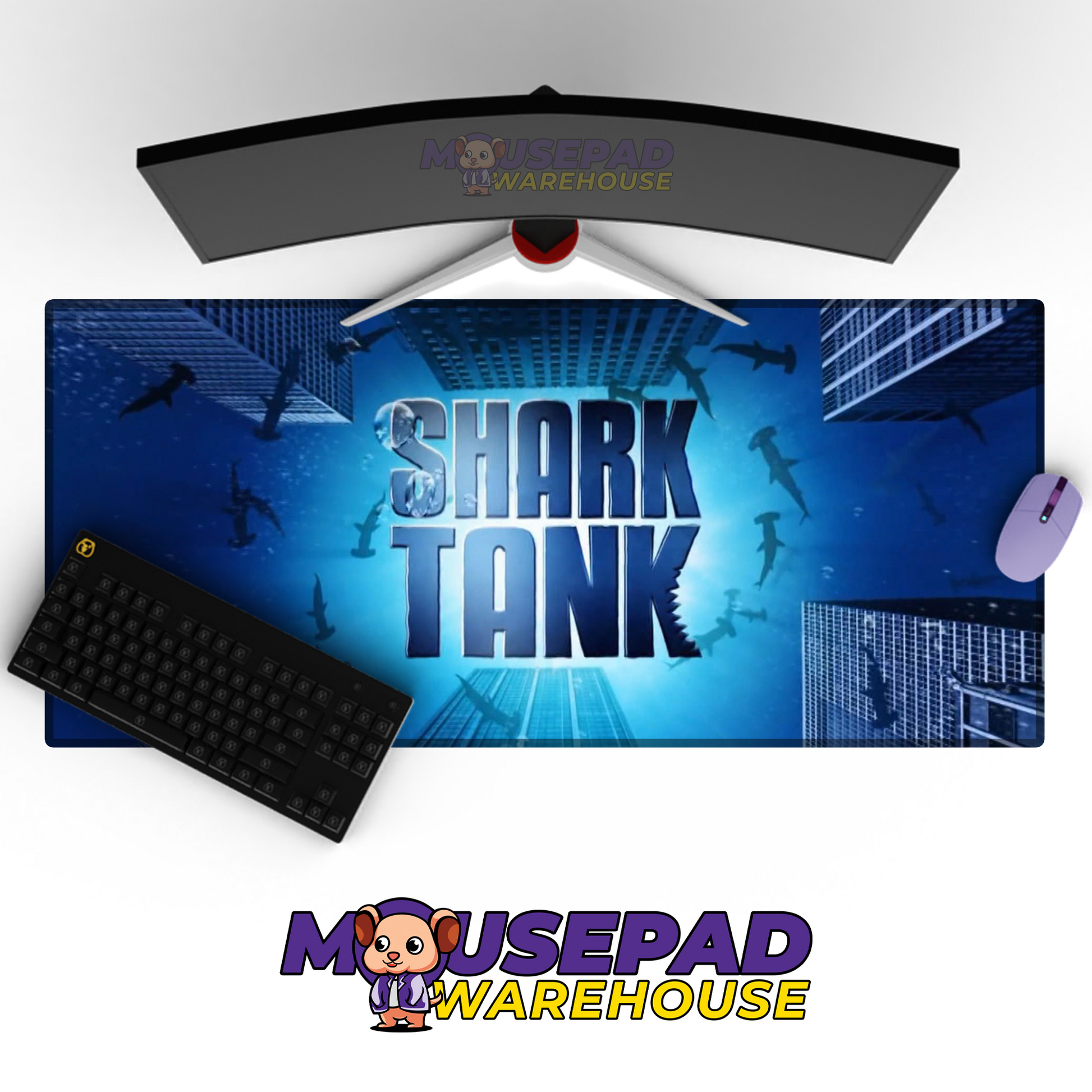 Shark Tank TV Show Mousepad 23460 MousepadWarehouse.com