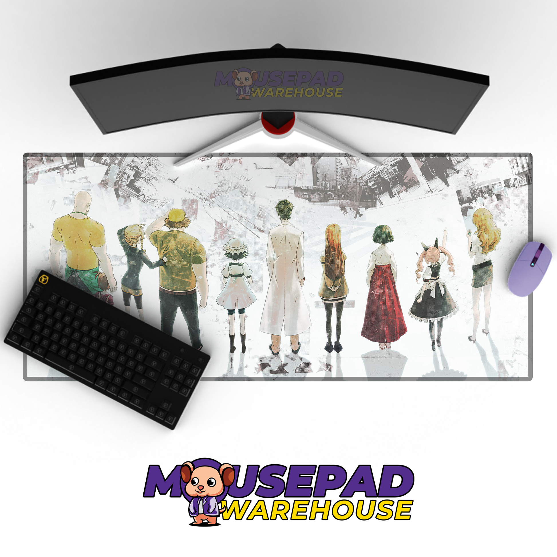 Steins Gate Anime Mousepad 245210 MousepadWarehouse.com