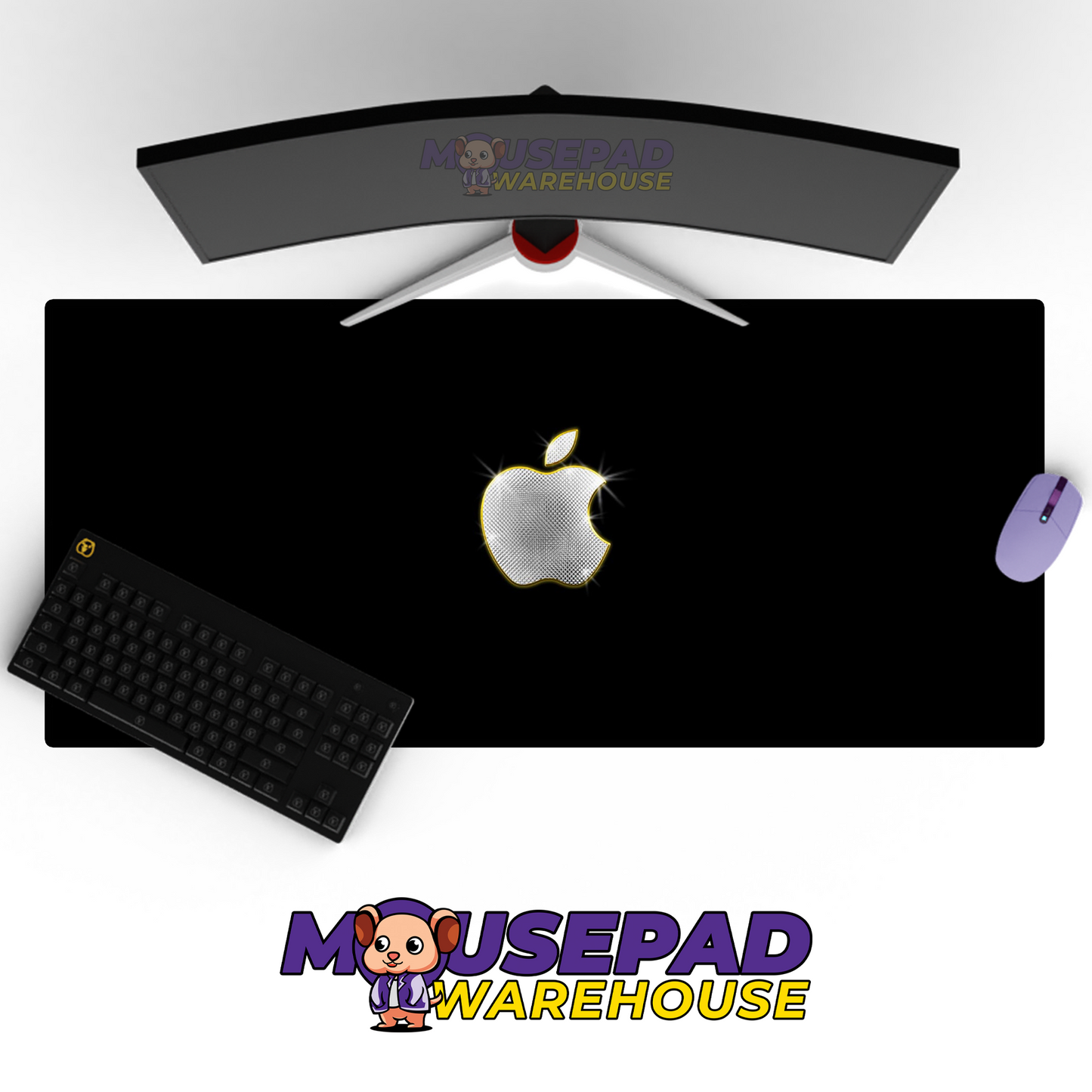 Apple Brand Imagery Mousepad 247084 MousepadWarehouse.com