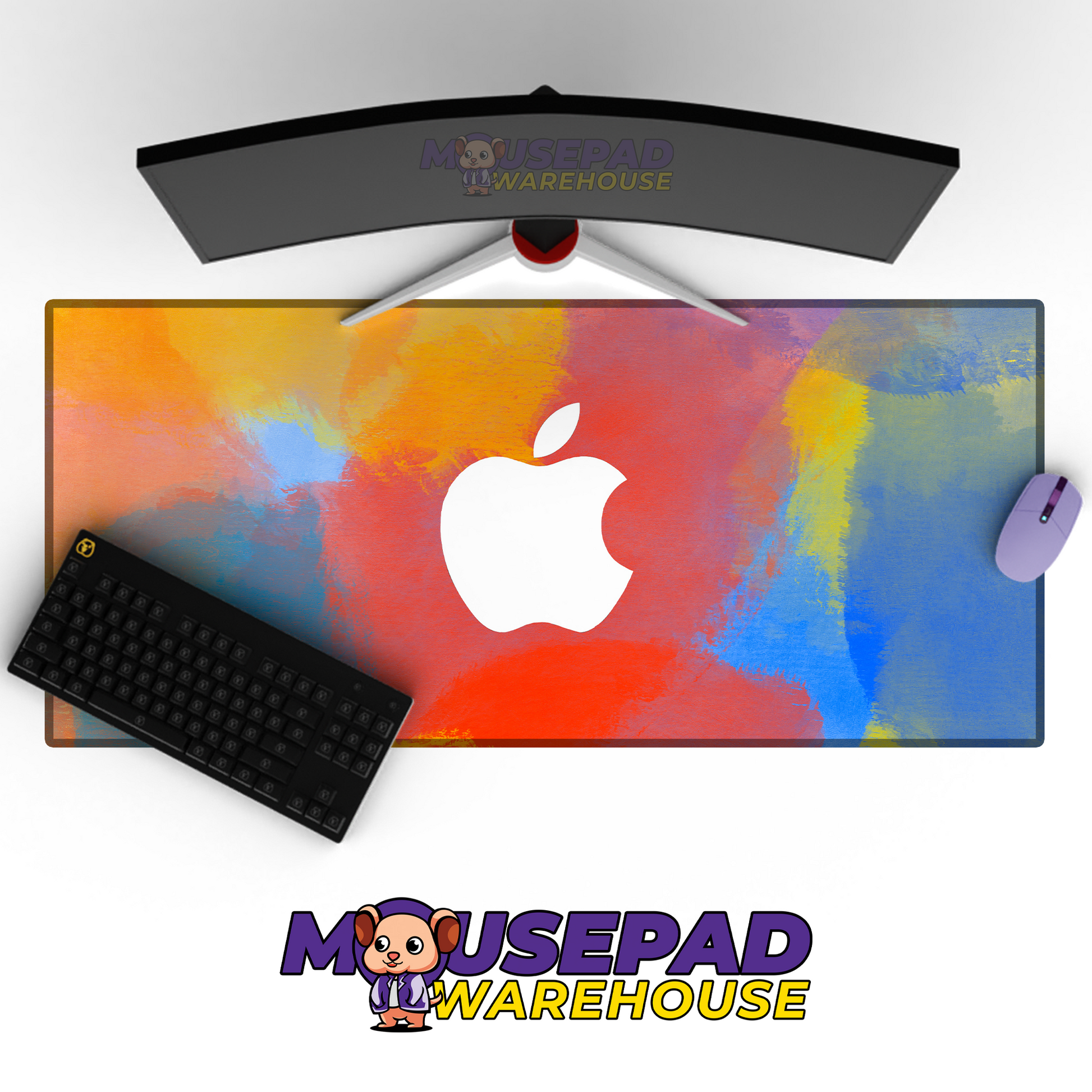 Apple Brand Imagery Mousepad 251243 MousepadWarehouse.com