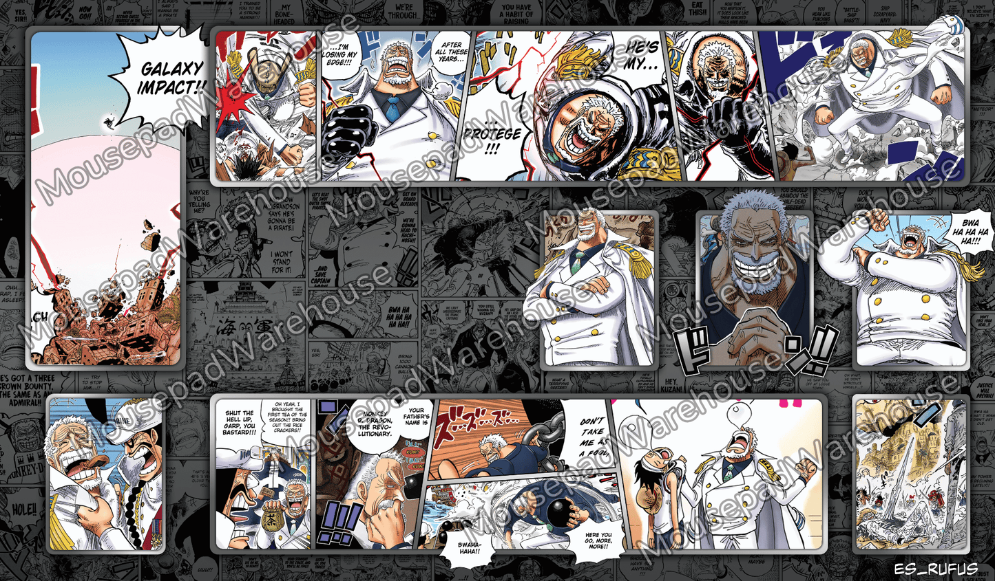 Collection of illustrated characters from a comic book or graphic novel on a black background.