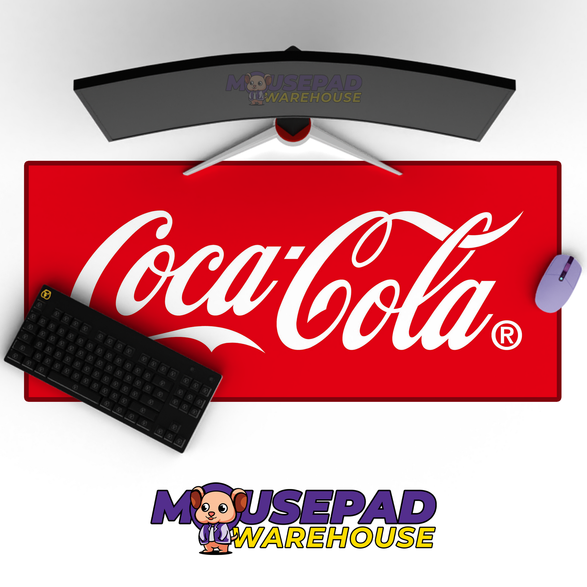 Coca-Cola Brand Imagery Mousepad 280233 MousepadWarehouse.com