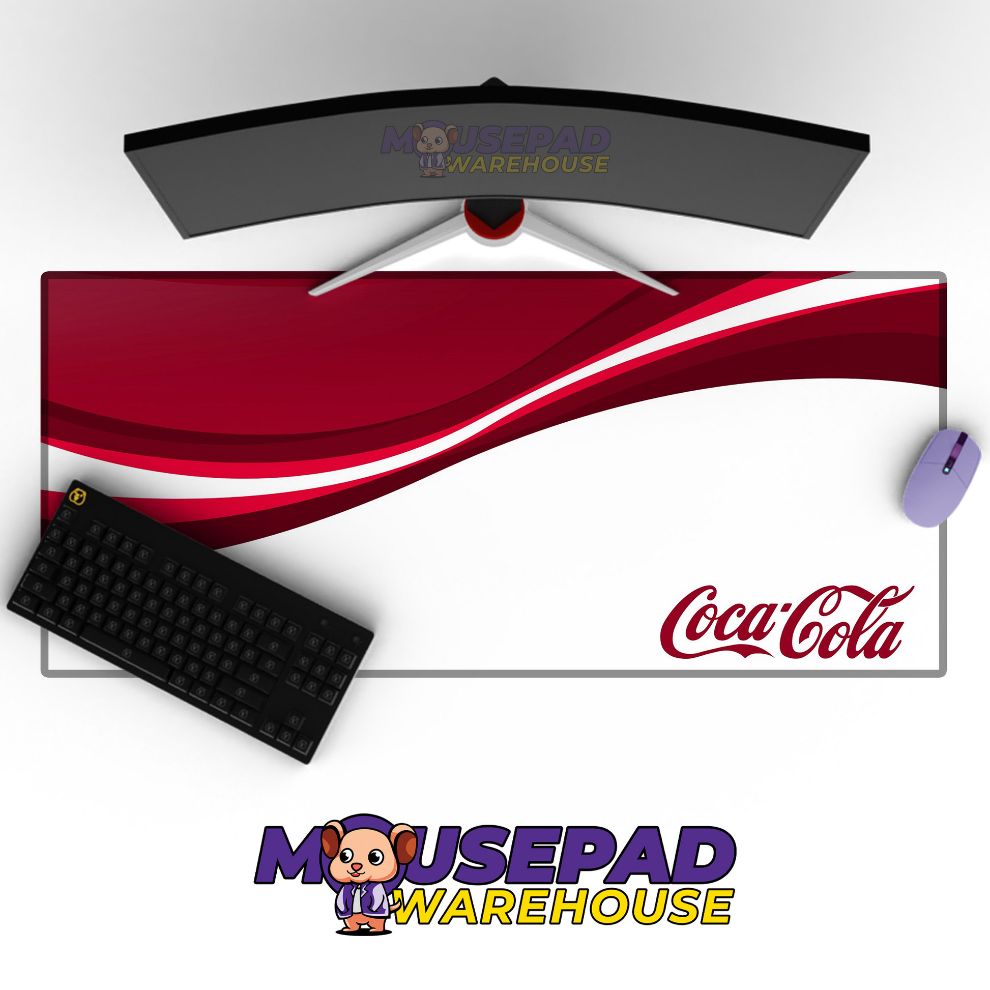 Coca-Cola Brand Imagery Mousepad 280468 MousepadWarehouse.com