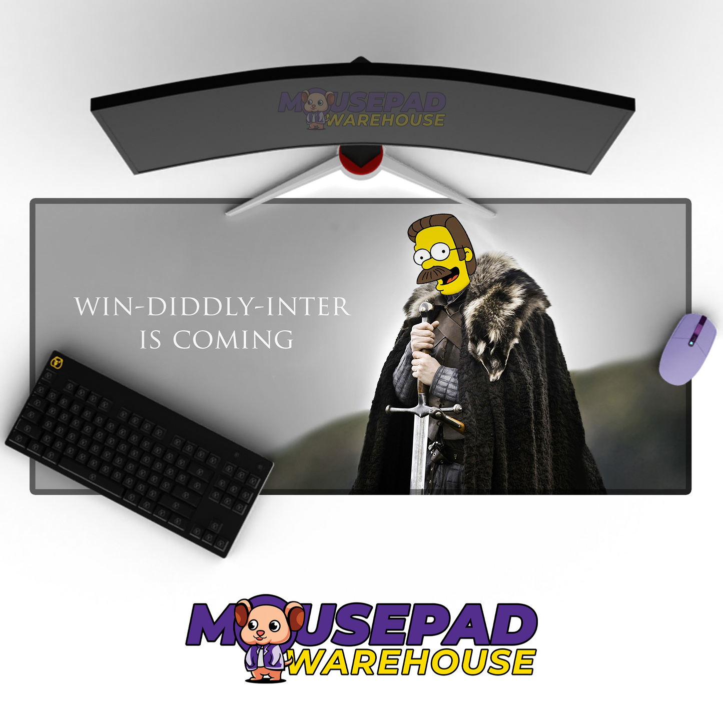 The Simpsons TV Show Mousepad 293799 MousepadWarehouse.com