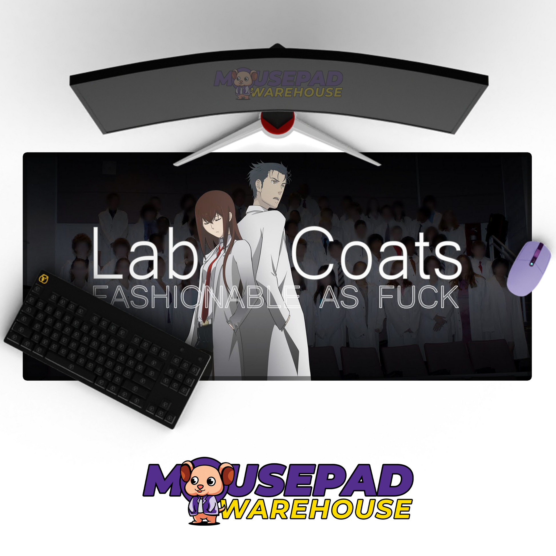 Steins Gate Anime Mousepad 294488 MousepadWarehouse.com