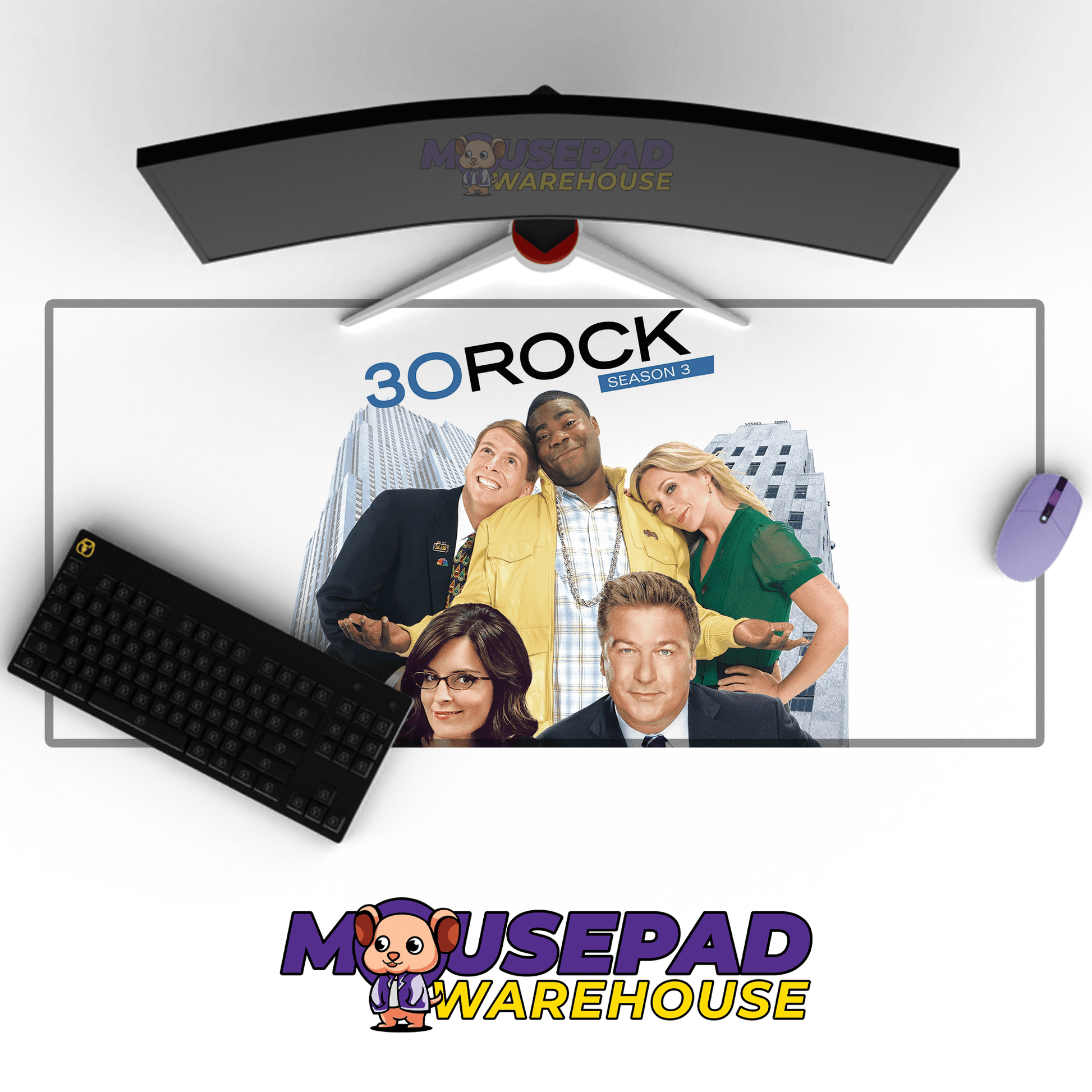 30 Rock TV Show Mousepad 1344031 - Mousepad Warehouse