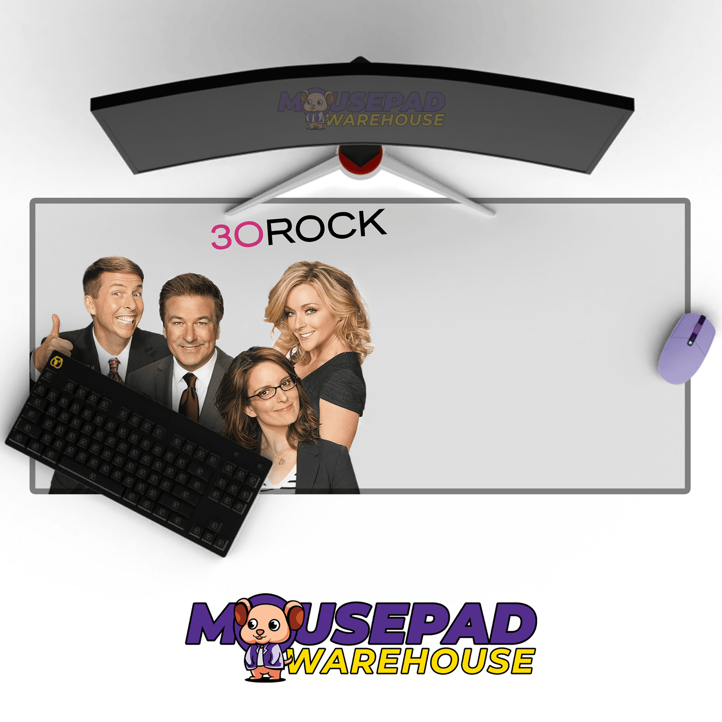 30 Rock TV Show Mousepad 1344046 - Mousepad Warehouse