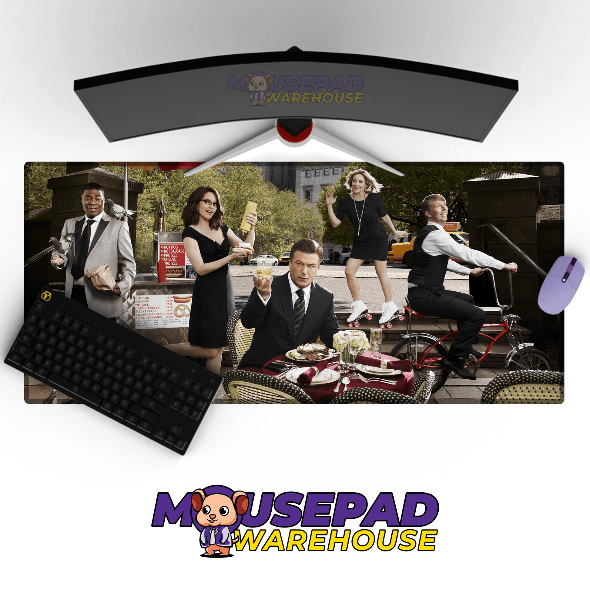 30 Rock TV Show Mousepad 675760 - Mousepad Warehouse