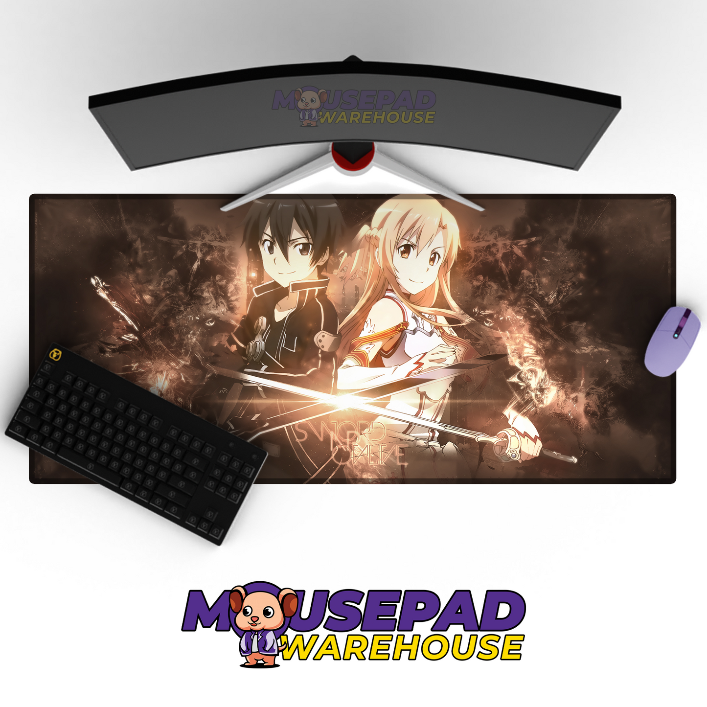 Sword Art Online Anime Mousepad 301609 MousepadWarehouse.com