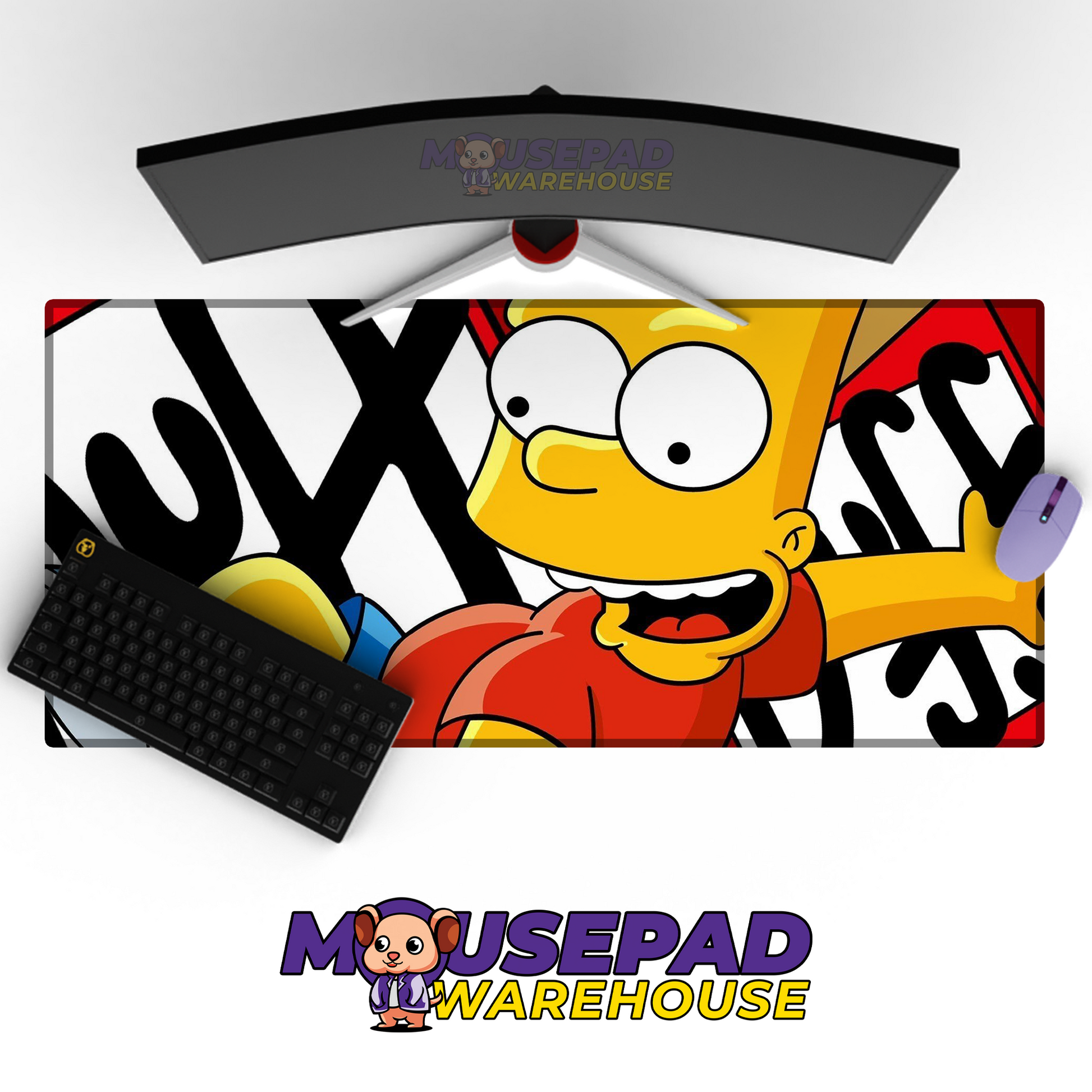 The Simpsons TV Show Mousepad 303100 MousepadWarehouse.com