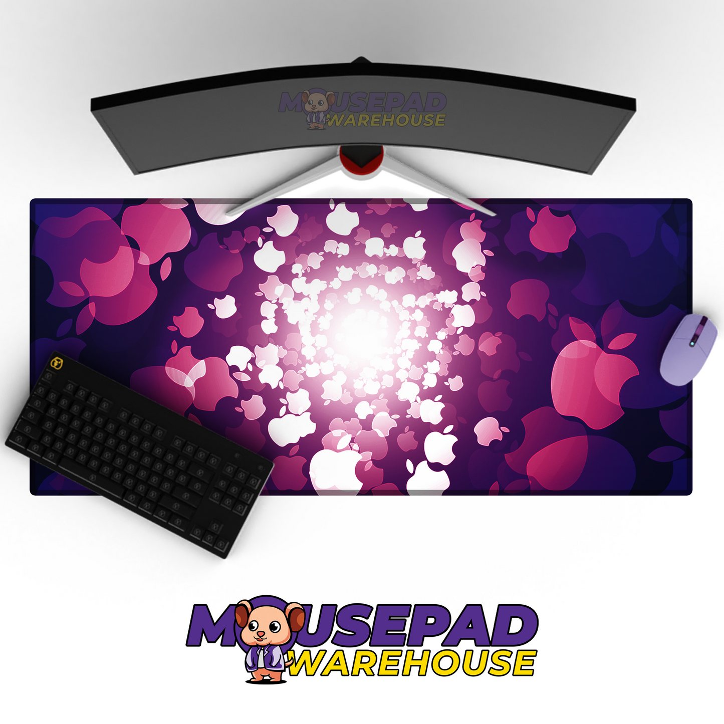 Apple Brand Imagery Mousepad 316651 MousepadWarehouse.com