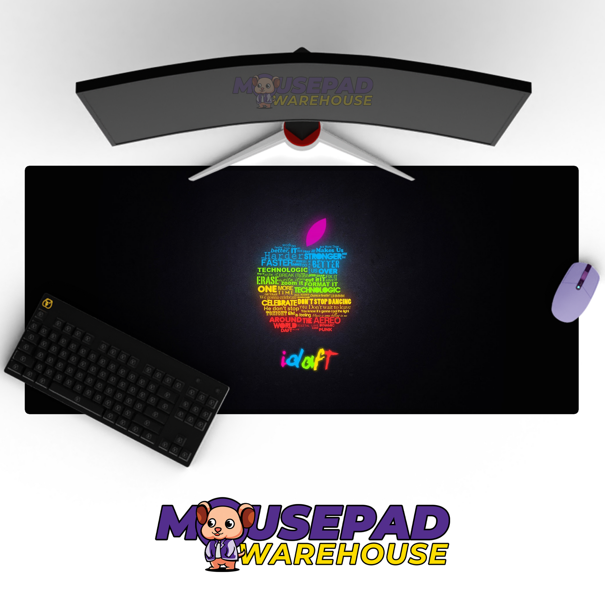 Apple Brand Imagery Mousepad 320347 MousepadWarehouse.com