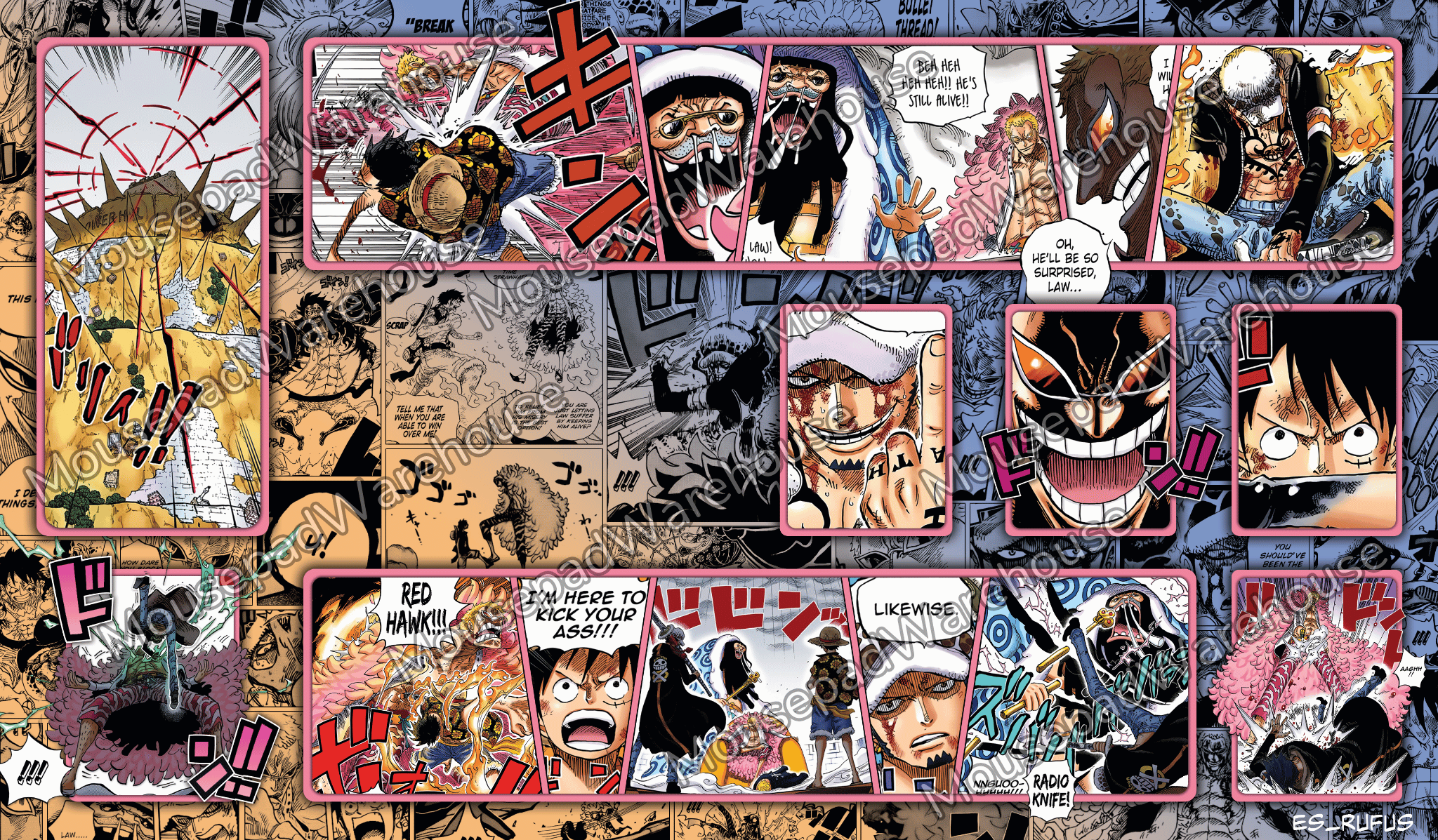 Collage of various comic book panels with different characters and styles.