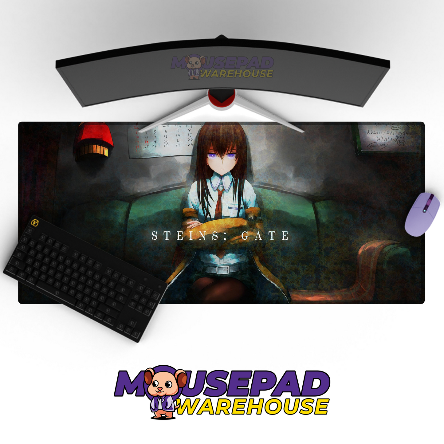 Steins Gate Anime Mousepad 344627 MousepadWarehouse.com