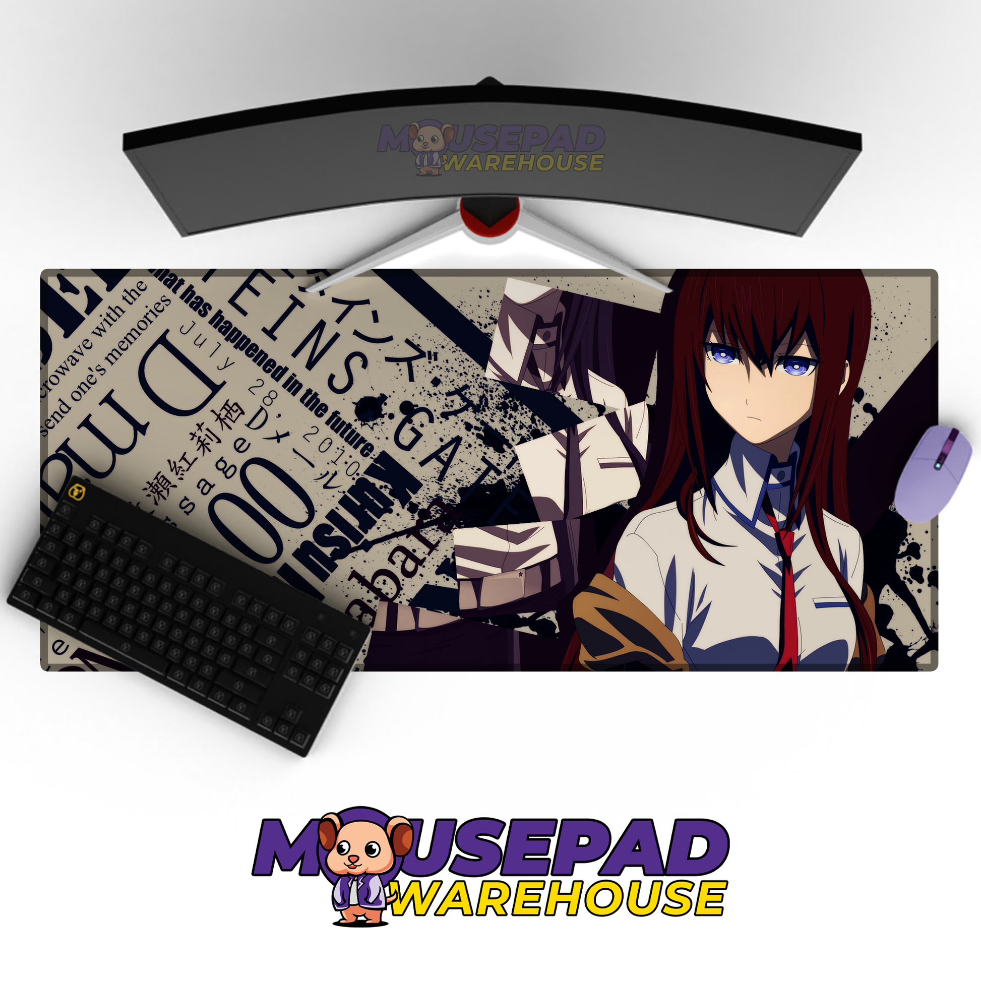 Steins Gate Anime Mousepad 344969 MousepadWarehouse.com