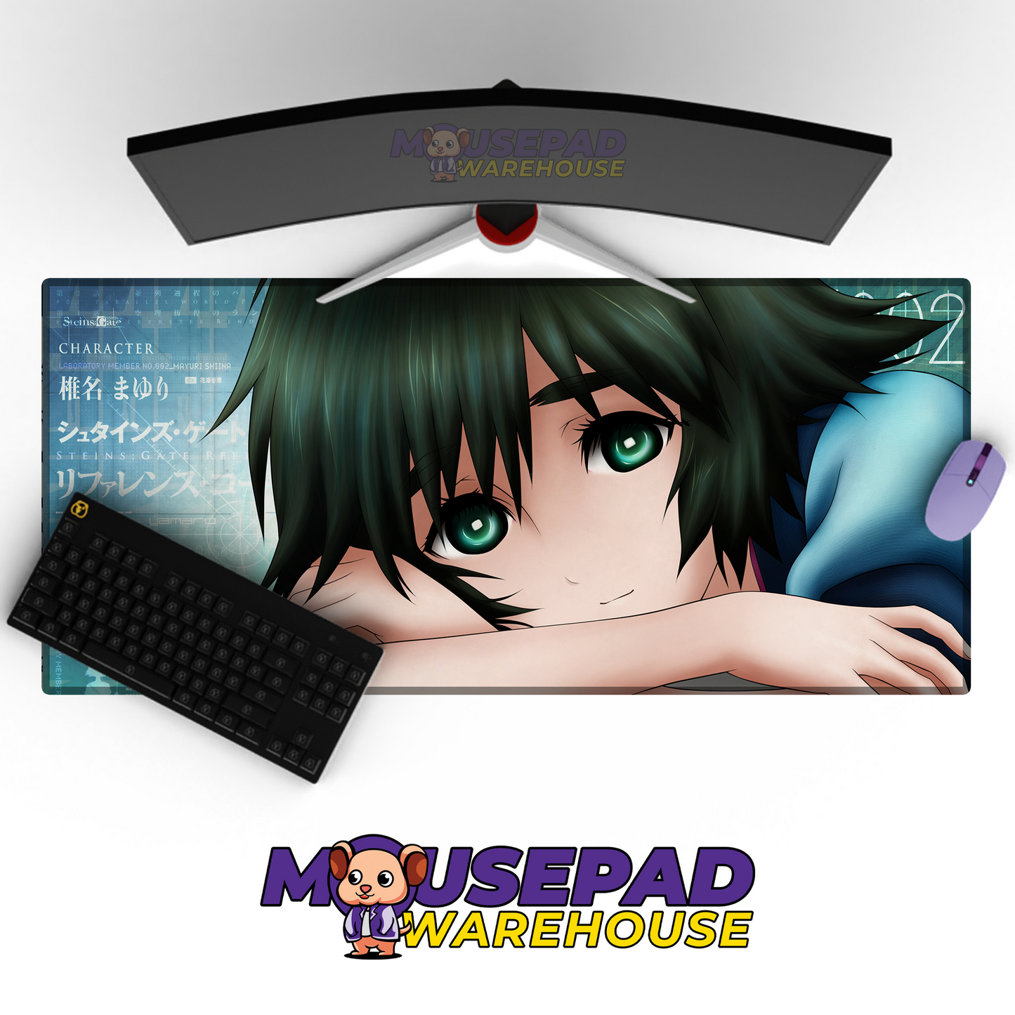 Steins Gate Anime Mousepad 345018 MousepadWarehouse.com