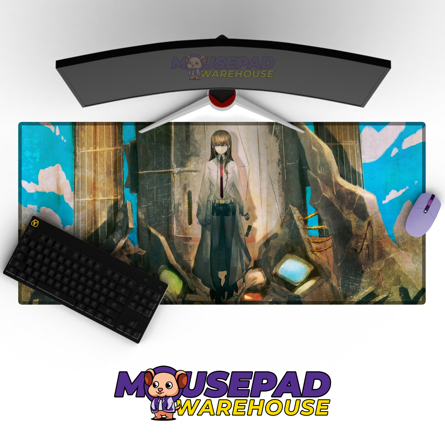 Steins Gate Anime Mousepad 345032 MousepadWarehouse.com