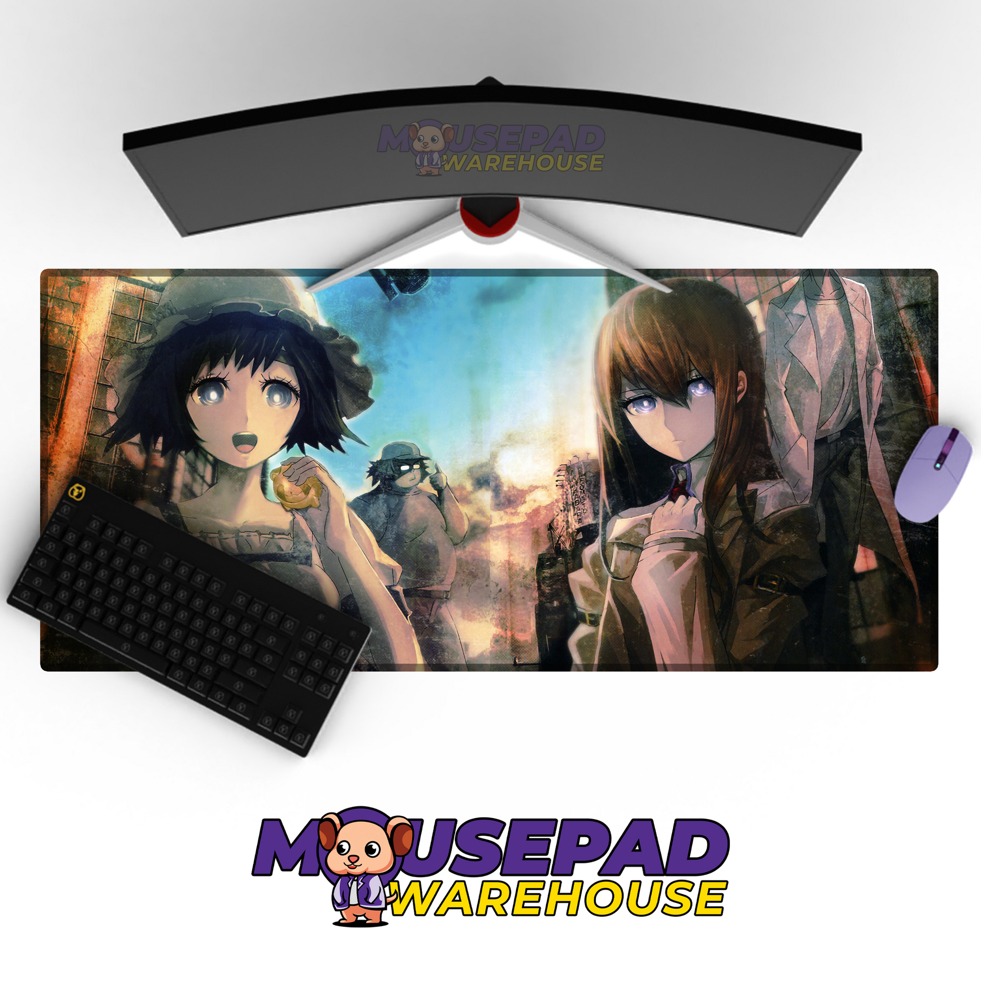 Steins Gate Anime Mousepad 345038 MousepadWarehouse.com