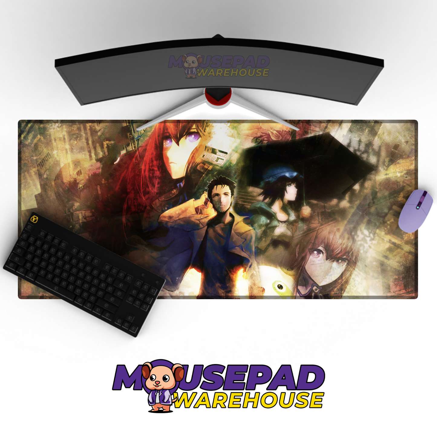 Steins Gate Anime Mousepad 345057 MousepadWarehouse.com