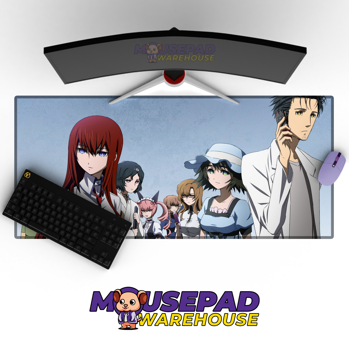 Steins Gate Anime Mousepad 345161 MousepadWarehouse.com