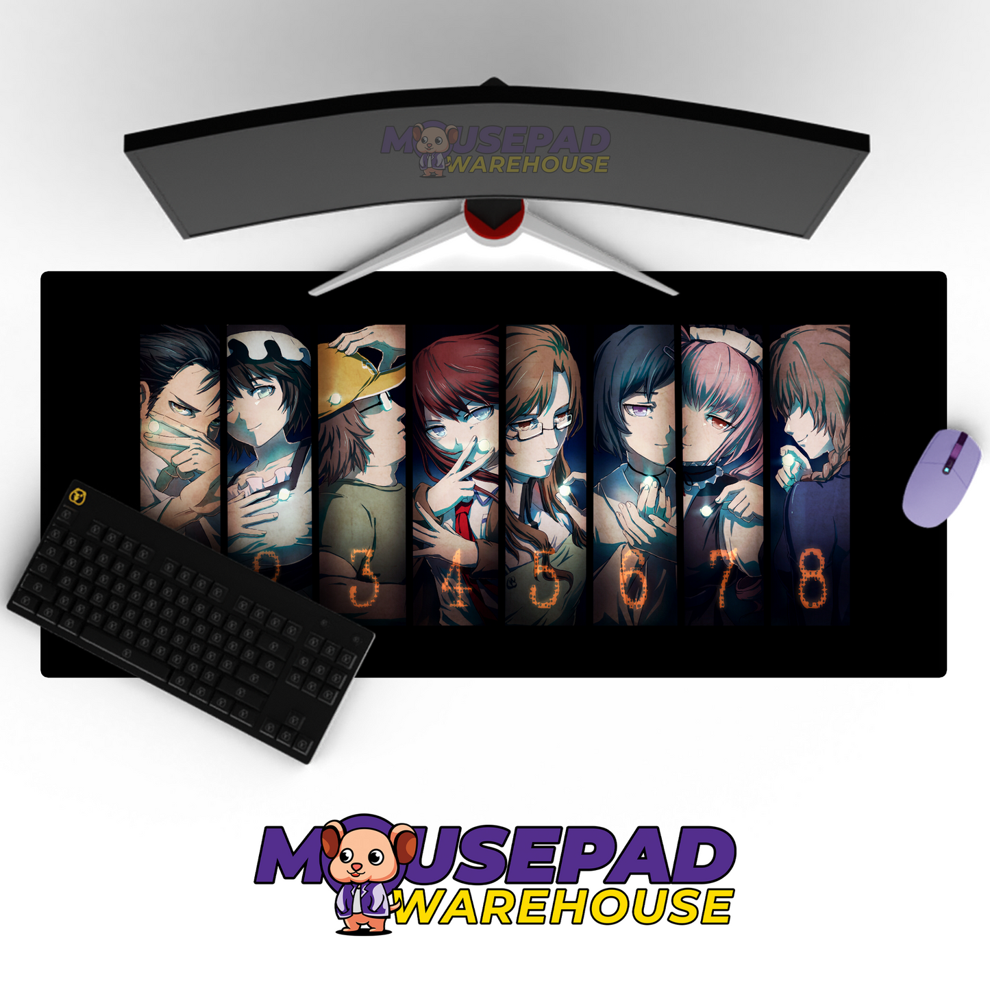 Steins Gate Anime Mousepad 353759 MousepadWarehouse.com