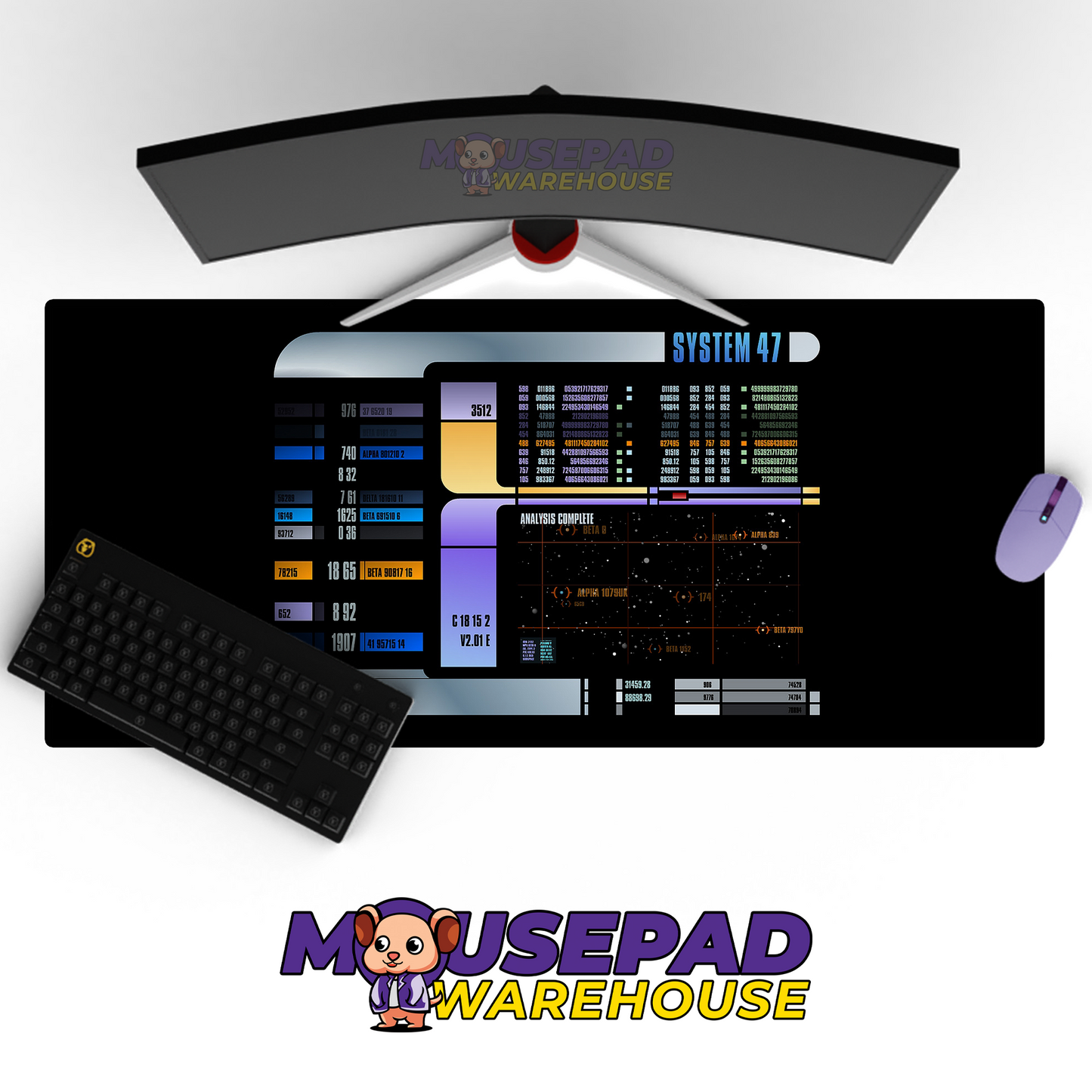 Star Trek TV Show Mousepad 354734 MousepadWarehouse.com