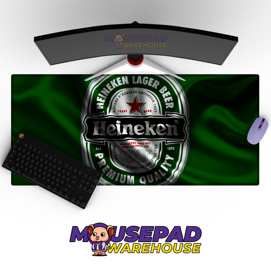 Heineken Brand Imagery Mousepad 359953 MousepadWarehouse.com