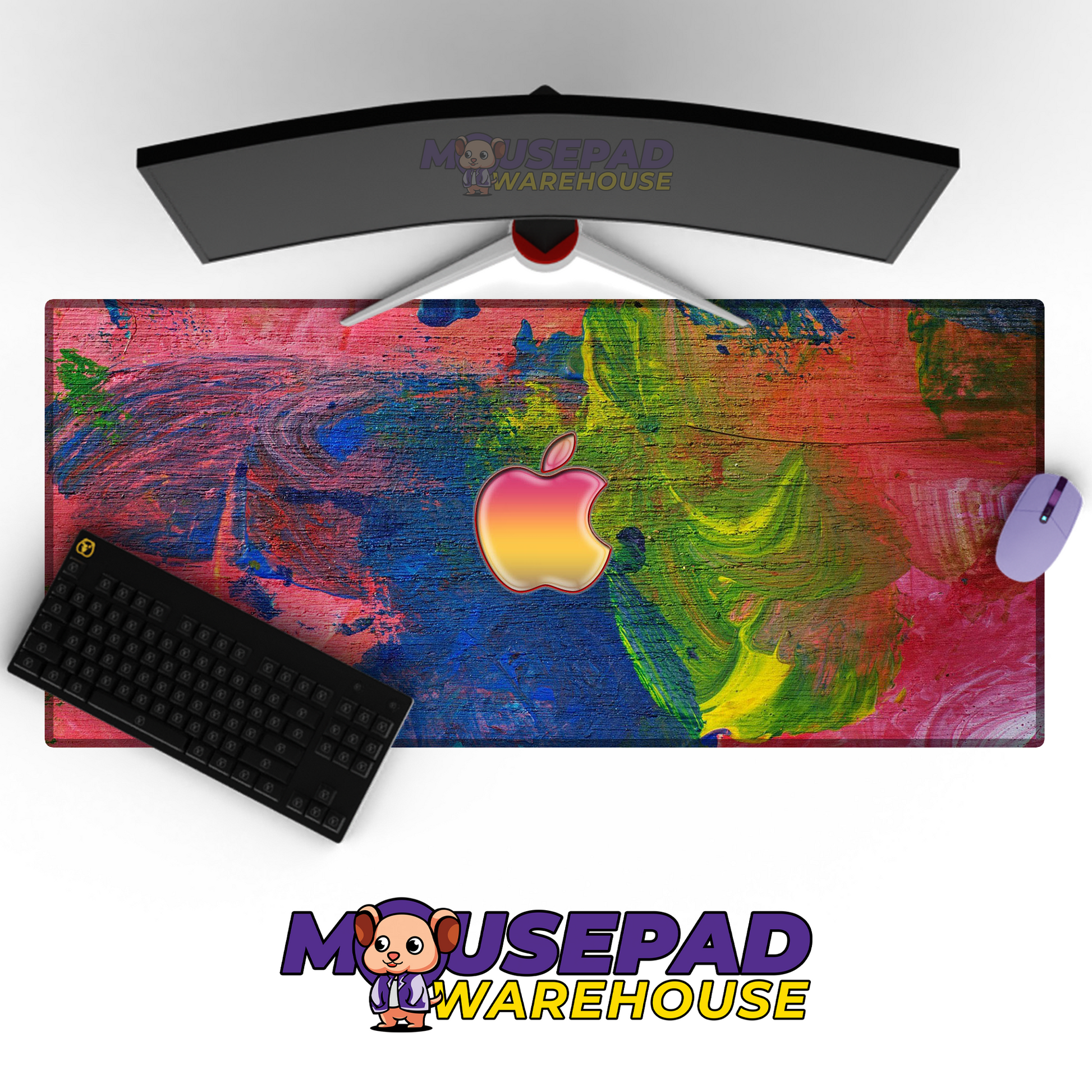 Apple Brand Imagery Mousepad 398956 MousepadWarehouse.com